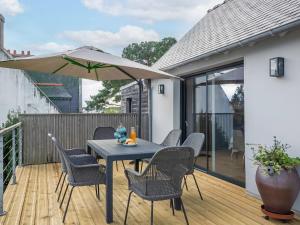 Maisons de vacances Holiday Home La Bellevue de Pen Ar Rhun by Interhome : photos des chambres