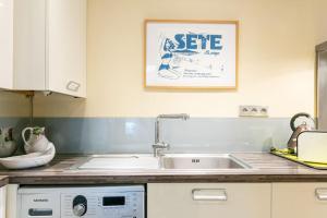 Appartements Appartement T4 Centre Ville Sete tout confort 3 chambres : photos des chambres