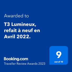 Appartements T3 Lumineux, refait a neuf en Avril 2022. : photos des chambres