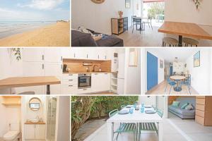 Appartements Motte du Couchant, 6 personnes, 4 min de la plage, Parking, Climatisation : Appartement avec Terrasse