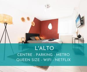 Appartements L'Alto - Toulousecozyflat - Centre- Parking - Metro : Appartement 1 Chambre