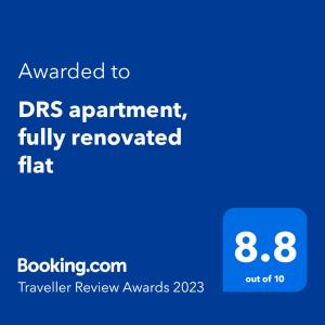 DRS apartment, fully renovated flat