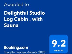 Delightful Studio Log Cabin