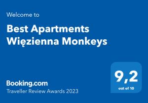 Best Apartments Więzienna Monkeys