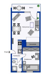 Nordland Appartements - Wohnung Langeneß