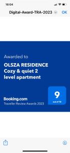 OLSZA RESIDENCE Cozy & quiet 2 level apartment