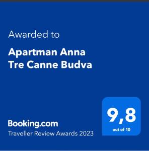 Apartman Anna Tre Canne Budva