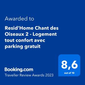 Maisons de vacances Resid Home 2 - Duplex cosy avec parking gratuit : photos des chambres