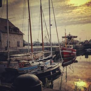 Appartements O p'tit 44 Apt + terrasse dans le vieux Honfleur : photos des chambres