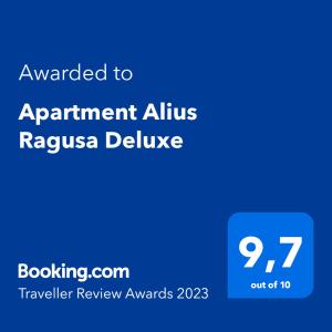 Apartment Alius Ragusa Deluxe 