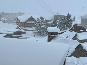 Au cœur de la station, au pied des pistes, parking