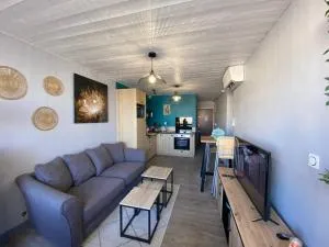 Appartement T2 + cabine avec climatisation, parking, proche plage à Port Leucate - FR-1-81-579 - 勒卡特