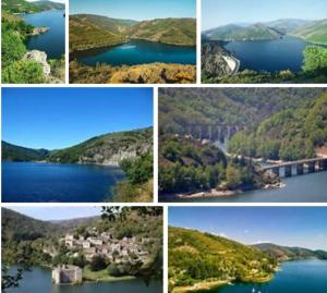 Sur les rochers du lac & location-rando en VTT