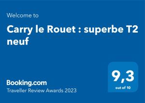 Appartements Carry le Rouet : superbe T2 neuf : photos des chambres