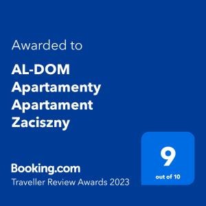 AL-DOM Apartamenty Apartament Zaciszny