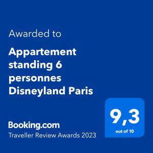 Appartements Appartement standing 6 personnes Disneyland Paris : photos des chambres