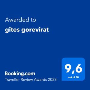 gîtes gorevirat