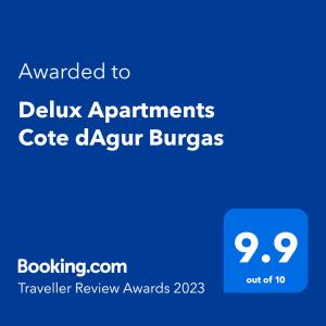 Delux Apartments Cote dAgur Burgas