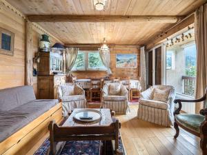 Appartement confortable 3 chambres proche centre Megève, balcon, cheminée, 8 pers. - FR-1-453-14