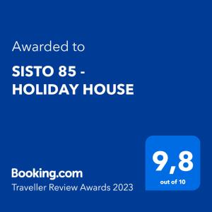 SISTO 85 - Holiday