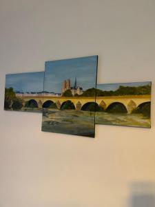 Appartements Cosy Loire, T2 neuf au bords de Loire,vue cathedrale et parking prive : photos des chambres