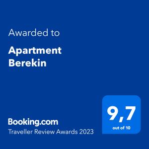 Apartment Berekin