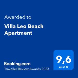 Villa Leo Beach Apartment