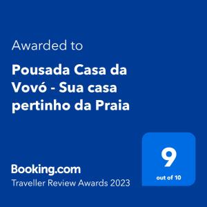 Pousada Casa da Vovó - Sua casa pertinho da Praia