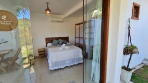 Piscina Aquecida, Jacuzzi, internet veloz, no centro de Serra Grande - Flat Terra - Vila Pitangueira