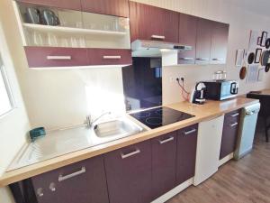 LEscampette, Duplex T3, centre Luchon, wifi, casier à skis, 4 personnes