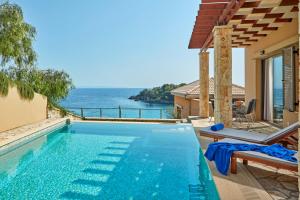 Villa with Private Pool room in Sivota Seascape