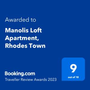 Manolis Loft Apartment Rhodes Town