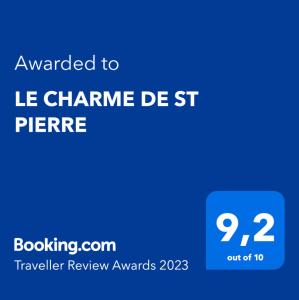 Hotels LE CHARME DE ST PIERRE : photos des chambres