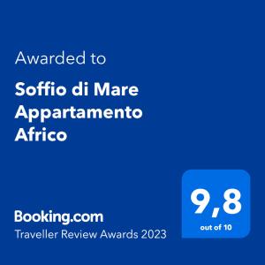 Soffio di Mare Appartamento Africo