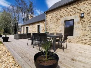 Maisons de vacances Le moulin de Cordouen 10 personnes -Bain nordique : photos des chambres