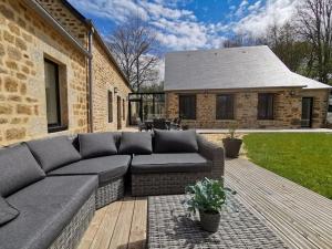 Maisons de vacances Le moulin de Cordouen 10 personnes -Bain nordique : photos des chambres