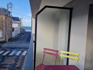 Maisons de vacances Nice apartment 50m from the beach with balcony and parking, Pleneuf-Val-Andre : photos des chambres