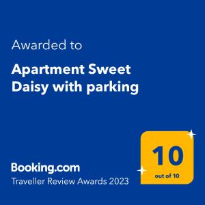 Apartment Sweet Daisy with parking