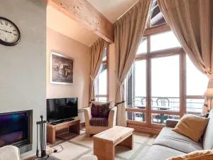 South facing 2-bed apartment with fireplace, Terrasses dEos - Flaine