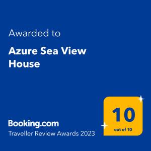 Azur Horizon Oceanview House