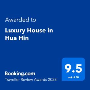 Luxury House in Hua Hin
