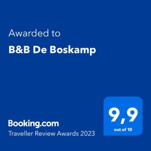B&B De Boskamp