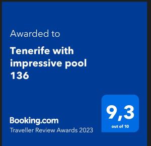 Tenerife with impressive pool 136