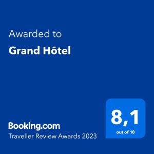 Hotels Grand Hotel : photos des chambres