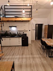 Apartament z antresolą