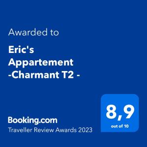 Eric s Appartement -Charmant T2 -