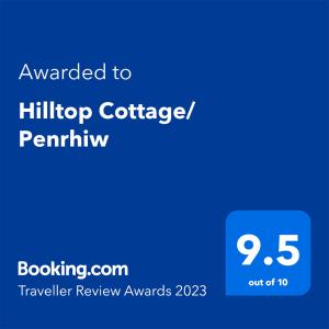 Hilltop Cottage Penrhiw