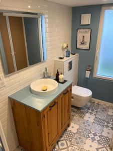 Maisons d'hotes Jolie chambre dans une dependance de longere bretonne : Chambre Double avec Salle de Bains Privative