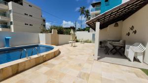 Flat beira mar a 30m do mar 200m das piscinas de Porto Mahalo Residence P-2-4e 6 pessoas