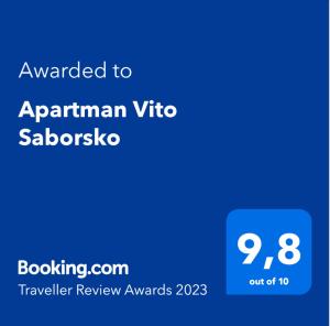 Apartman Vito Saborsko